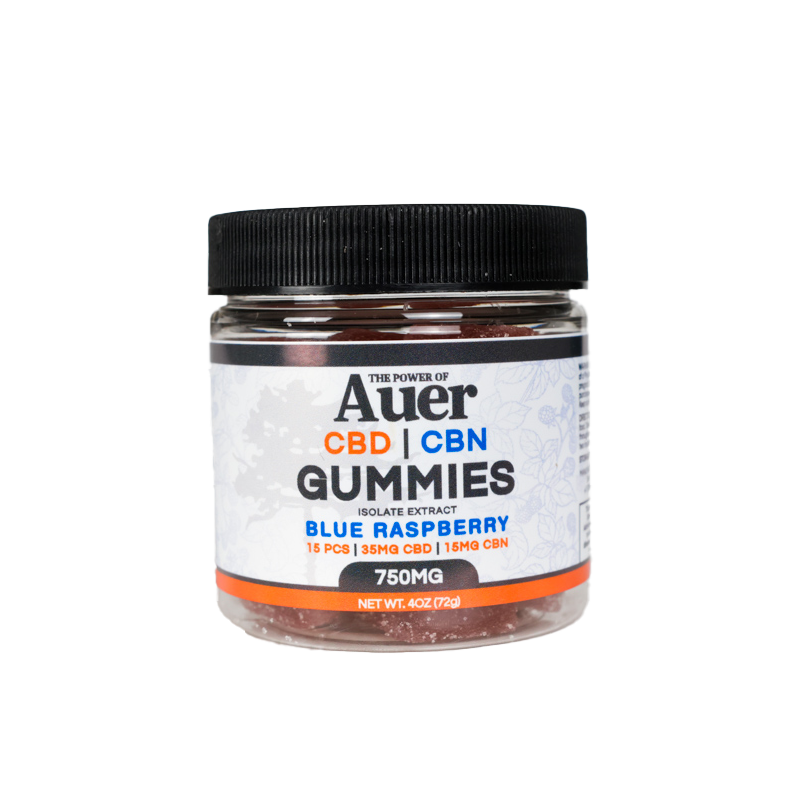 CBD & CBN Blue Raspberry Vegan Gummy for Sleep