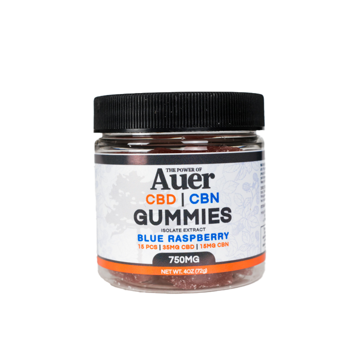 CBD & CBN Blue Raspberry Vegan Gummy for Sleep