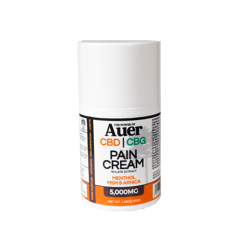 CBD CBG Cream for Pain - 5000MG -1.69 oz