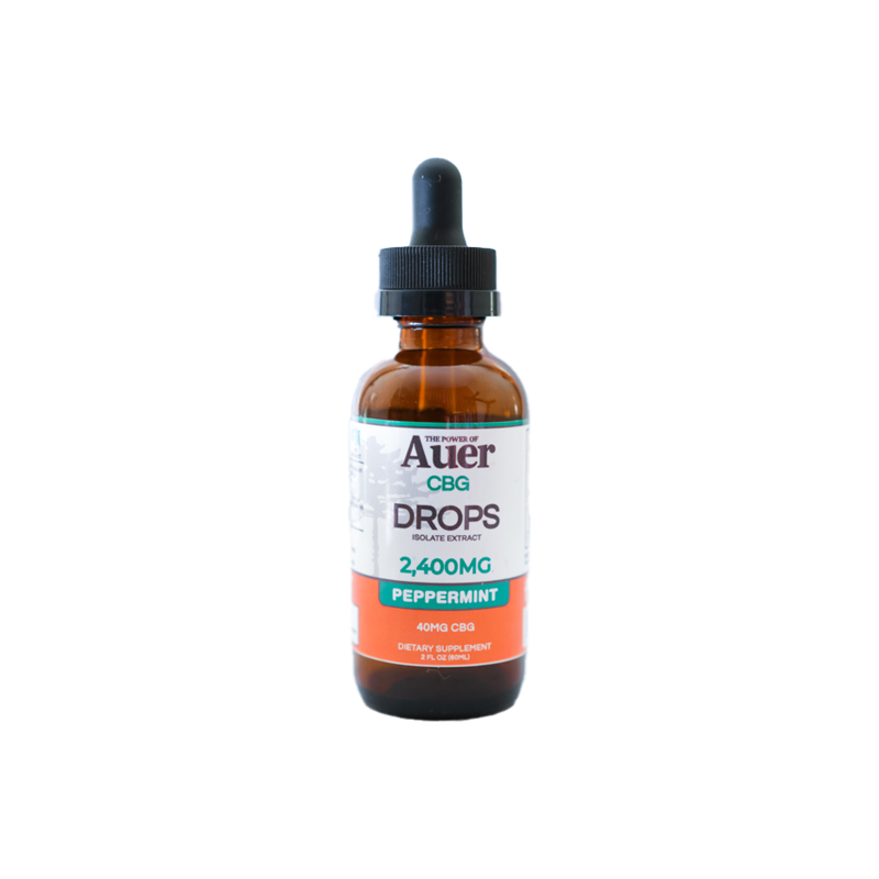 2400mg CBG Oil Peppermint Isolate Tincture | Isolate CBG Oil