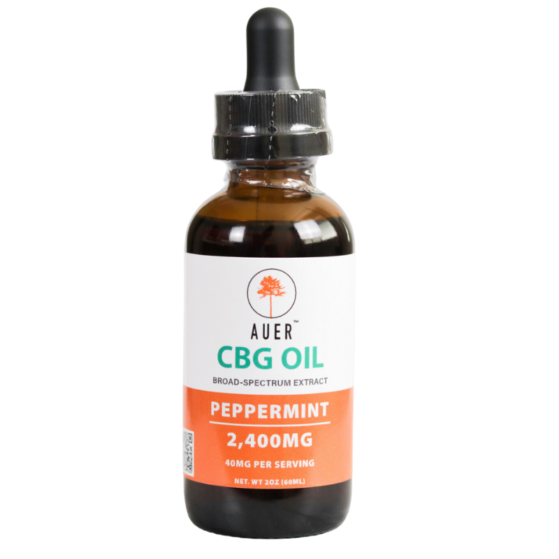2400mg CBG Oil Peppermint Broad Spectrum Tincture | Broad Spectrum CBG Oil