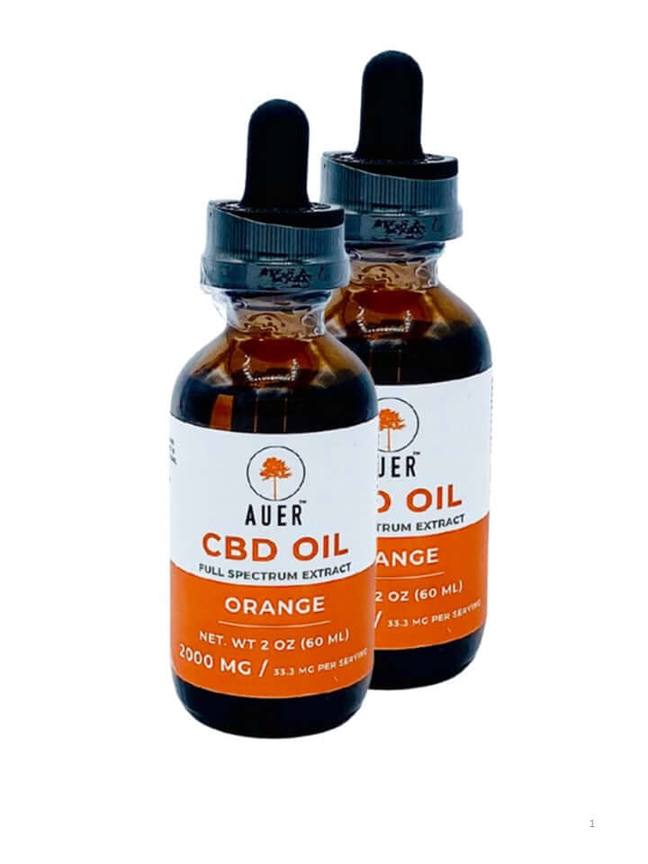 Orange Full Spectrum CBD Oil - Made from Premium Hemp