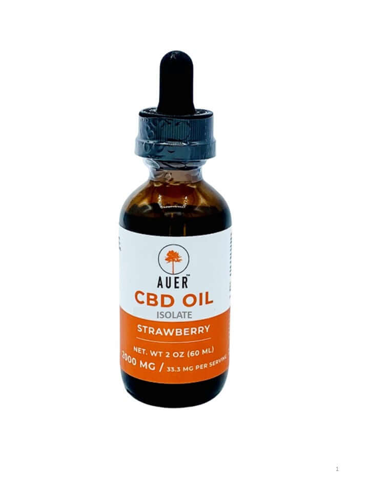 Strawberry CBD Oil  | CBD Isolate: ZERO THC
